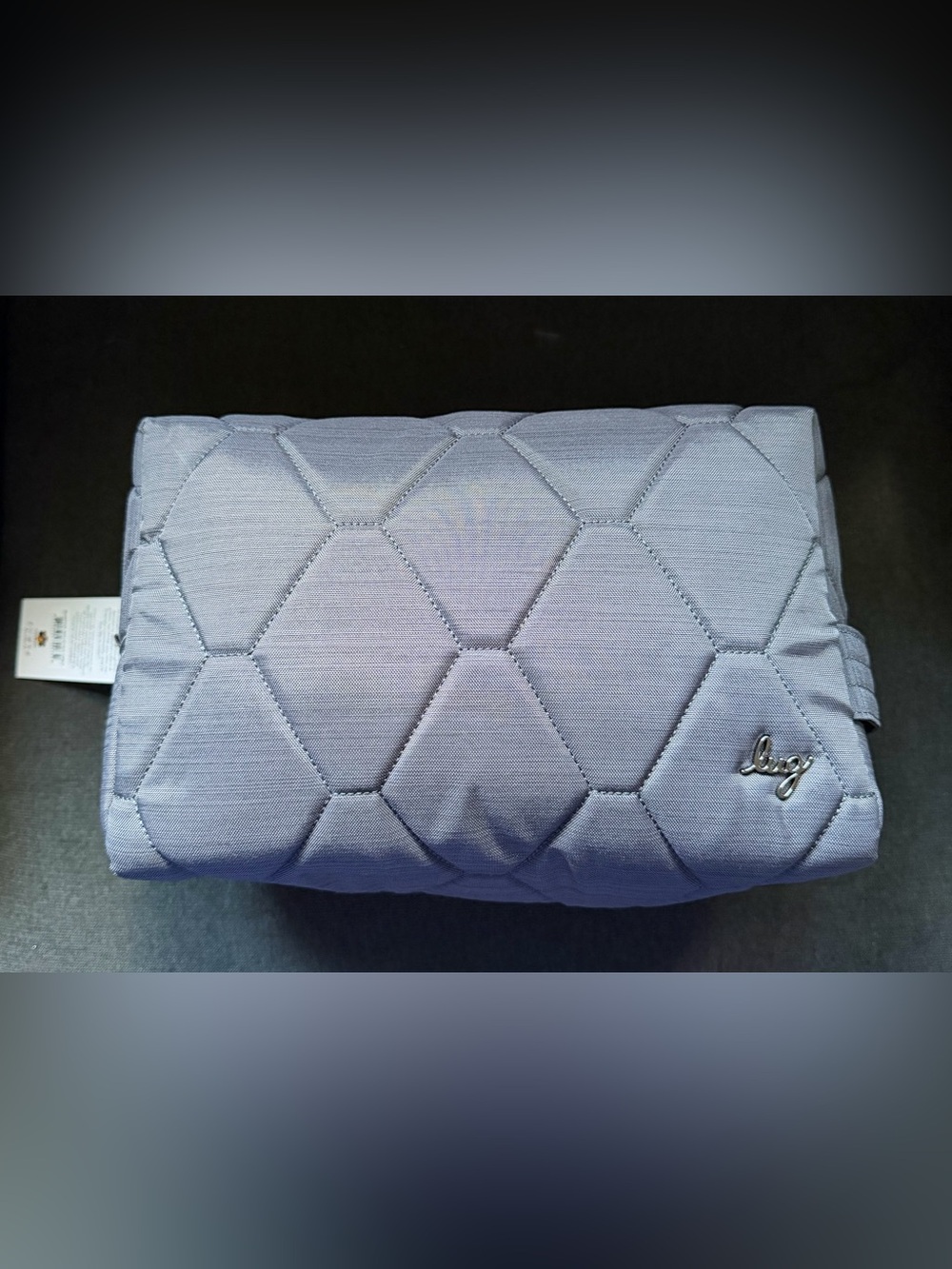 Lug Bumper Large Cosmetic Pouch Toiletry Bag – Brushed Grey Gray
